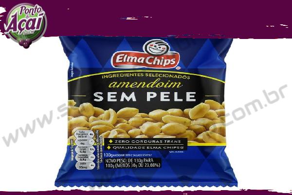 AMENDOIN S/PELE 100 GR (ELMA CHIPS)